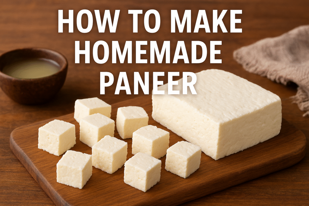homemade paneer