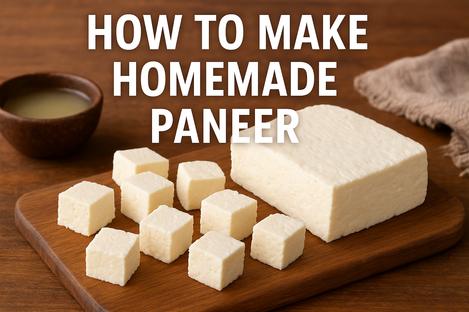 homemade paneer